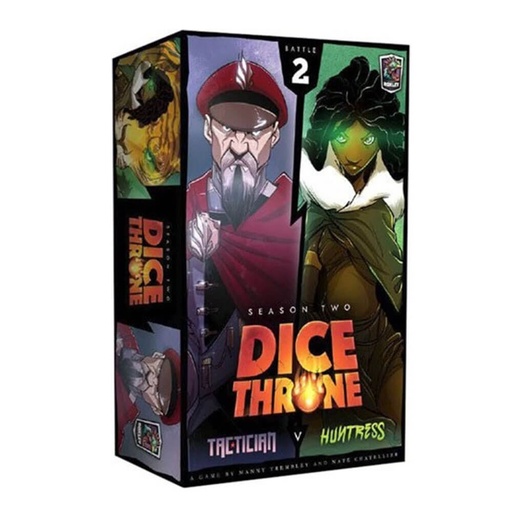 [VR2GASB01] Dice Throne S2 Battle Box 2 Tactician vs Huntress Board Game