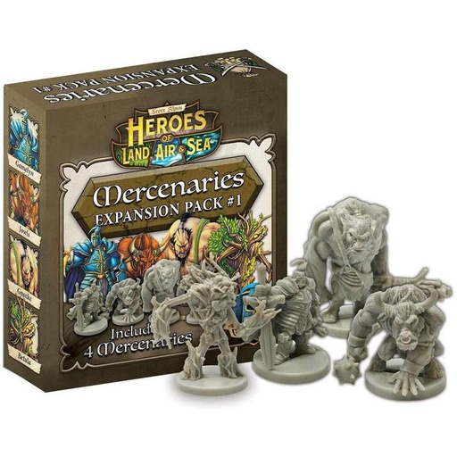 [VR2AHLZ01] Heroes of Land, Air & Sea Mercenary Pack 1 Board Game