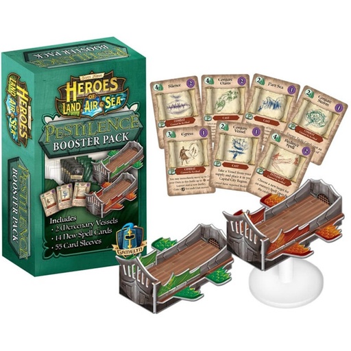 [VR2HWTH01] Heroes of Land, Air & Sea Pestilence Booster Pack Board Game