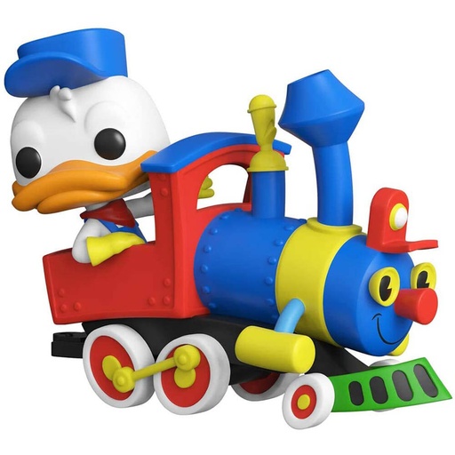 [IC6ZBKT01] Disneyland 65th Donald in Train Engine Pop! Vinyl