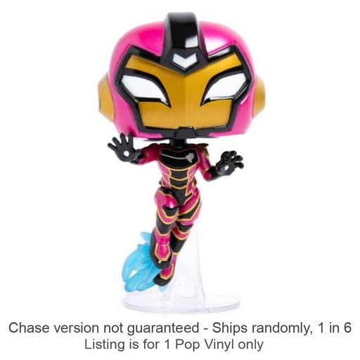 [IC6FXCF01] Iron Man Ironheart US Pop! Vinyl Chase Ships 1 in 6