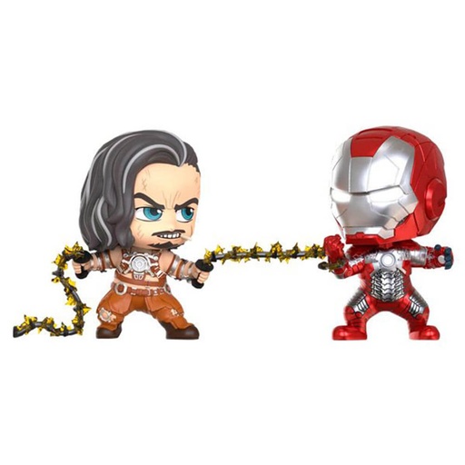 [IC6NBZL01] Iron Man 2 Whiplash and Iron Man Mark V Cosbaby Set