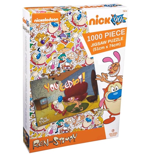 [IC6YQHH01] Ren and Stimpy You Eediot 1000 piece Jigsaw Puzzle