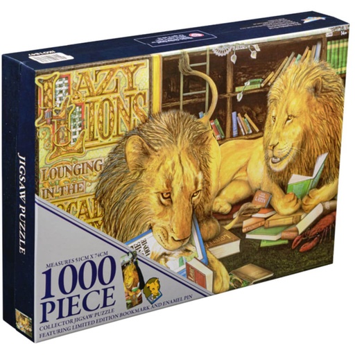 [IC7FASA01] Animalia Lazy Lions 1000 piece Collector Jigsaw Puzzle