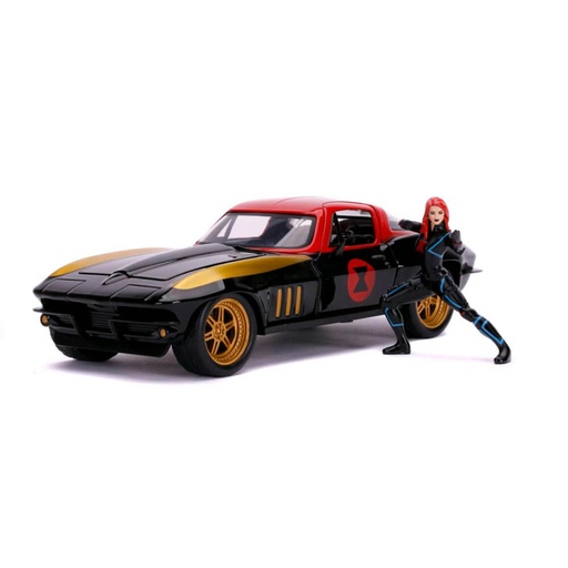 [IC7BDDS01] Avengers '66 Chevy Corvette w/Black Widow Hollywood Ride