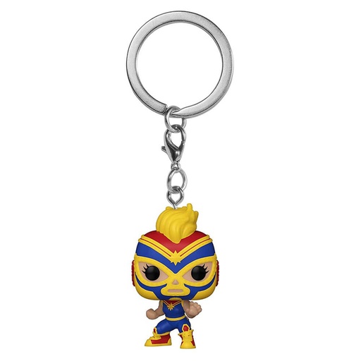 [IC7OSEG01] Captain Marvel Luchadore Pocket Pop! Keychain