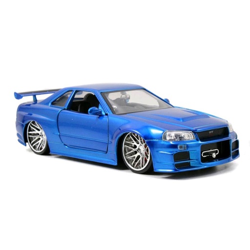 [IC7LJKQ01] F&F '02 Nissan Skyline GT-R R34 1:24 Scale Hollywood Ride