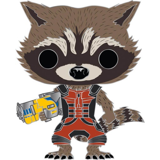 [IC7KDEG01] Rocket Raccoon 4" Vinyl Enamel Pin