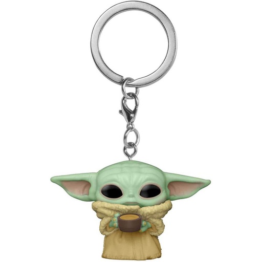 [IC7ILMX01] The Mandalorian The Child with Cup Pocket Pop! Keychain