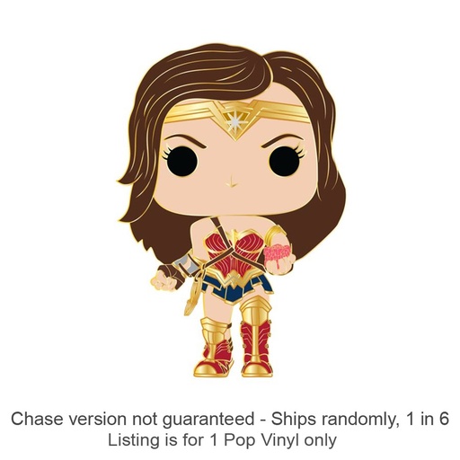 [IC7MEAX01] Wonder Woman 4" Pop! Enamel Pin Chase Ships 1 in 6