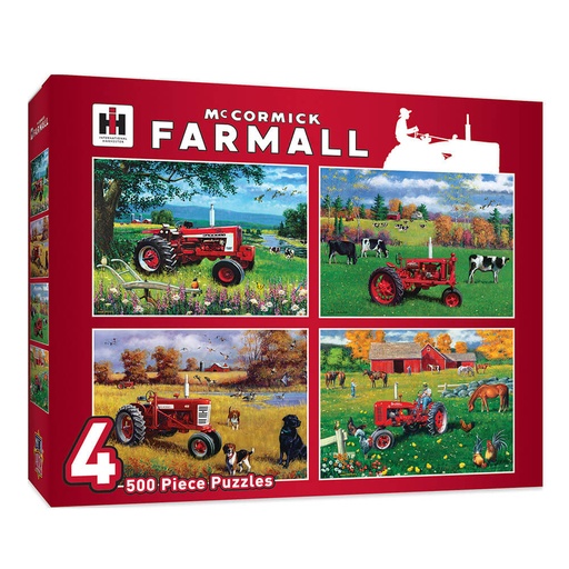 [VR3ANKH01] MP McCormick Farmall Farmall 4 Pack Puzzle (500 pcs)