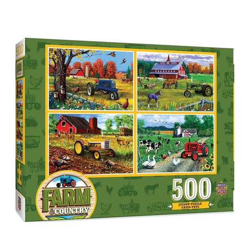 [VR3VDVK01] MP Farm & Country Farm Country 4 Pack Puzzle (500 pcs)