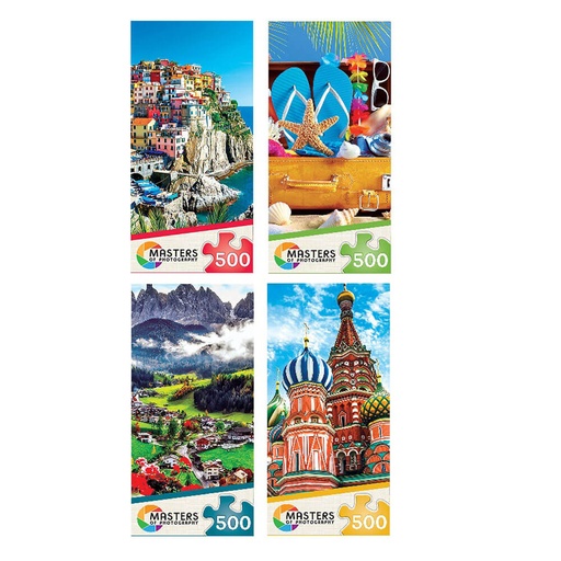 [VR3XDER01] MP Masters of Photography Puzzle 4 pack (500 pcs)