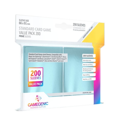 [VR3GSGN01] GP Board Game Sleeves Value Pack Standard Size (200/pack)