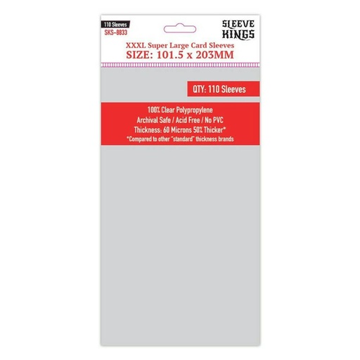 [VR3BPZO01] SK Board Game Sleeves MM To Super Large (110s/Pack)