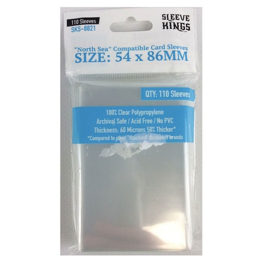 [VR3BGTY01] SK Board Game Sleeves North Sea Compatible (110s/Pack)