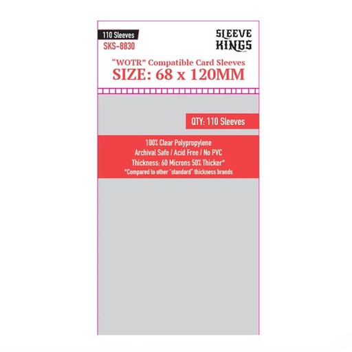 [VR3ZZHM01] SK Board Game Sleeves WOTR Perfect Compatible (110s/Pack)