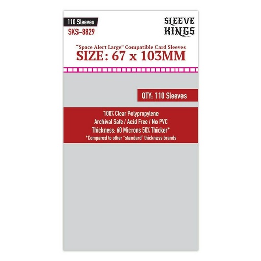 [VR3UVMZ01] SK Board Game Sleeves Space Alert Large (110 /Pack)