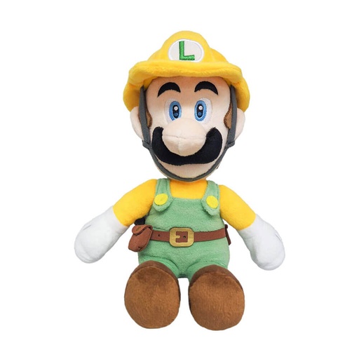 [VR3CIHR01] Super Mario Bros 10" Plush Builder Luigi