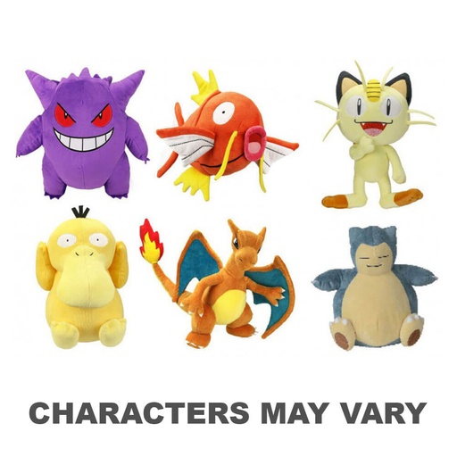 [VR3BICW01] Pokemon 12" Plush Assortment (Assorted)
