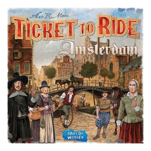 [VR3IWIR01] Ticket to Ride Amsterdam Board Game