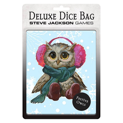 [VR3OEMH01] Festive Owls Deluxe Dice Bag