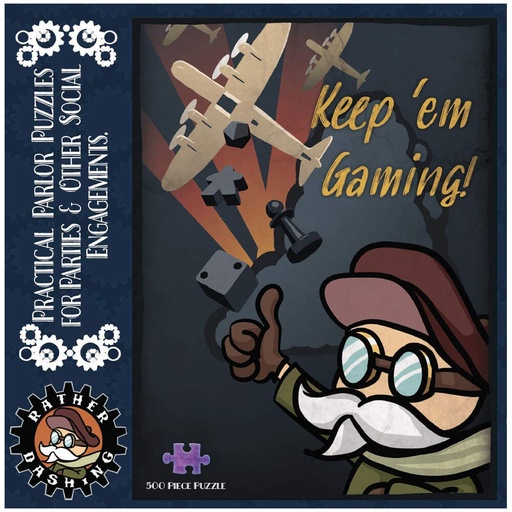 [VR3FPSI01] Rather Dashing Keep em Gaming Parlor 500pc Puzzle