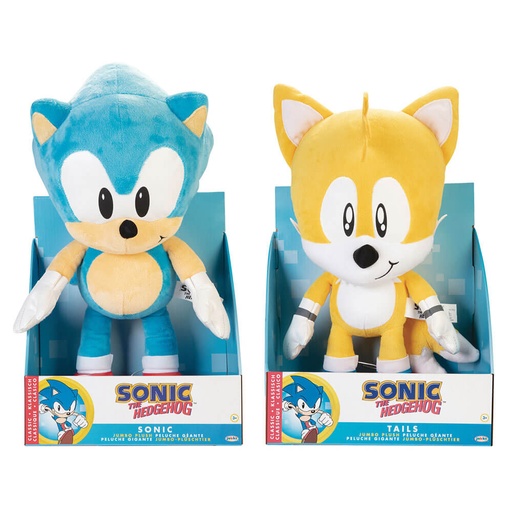 [VR3VMLZ01] Sonic Jumbo Plush (2 Assorted Designs/4 Pk)