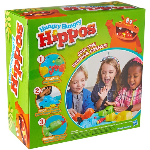 [AB2EDMF01] Hungry Hungry Hippos Board Game