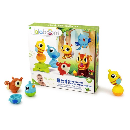 [JR5QJOF01] Lalaboom Animals Beads and Accessories Gift Set 25pc