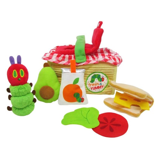 [JR5FVPC01] The World Of Eric Carle VHC Picnic Basket 7pc Plush Playset