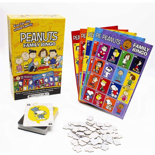 [WV4RIPN01] Aquarius Peanuts Family Bingo Board Game