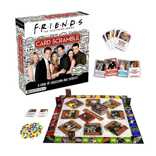 [WV4IBKC01] Aquarius Friends Card Scramble Board Game