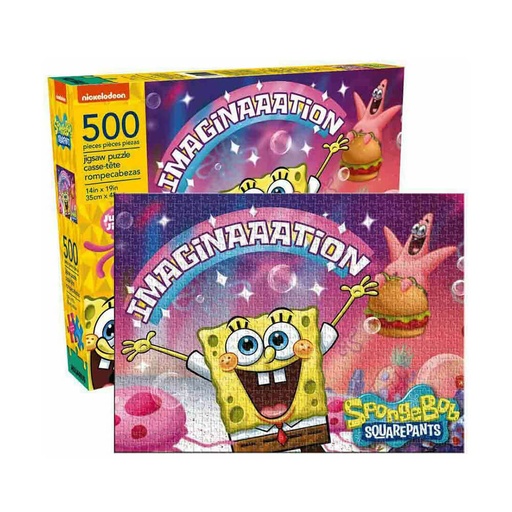 [WV4HSFH01] Aquarius SpongeBob Imagination Puzzle (500pcs)