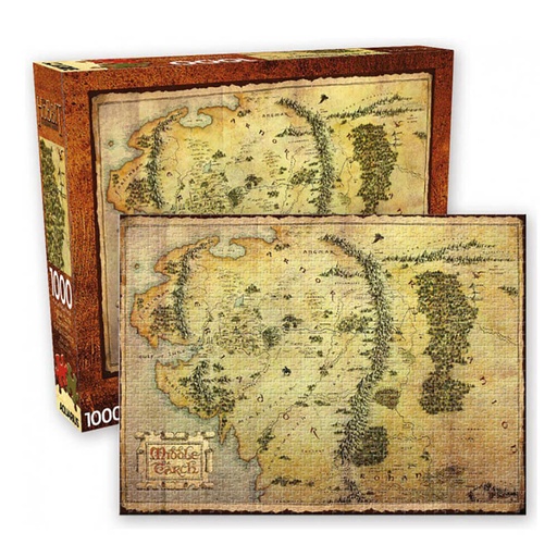 [WV4EEZN01] Aquarius The Hobbit Map Puzzle (1000pcs)