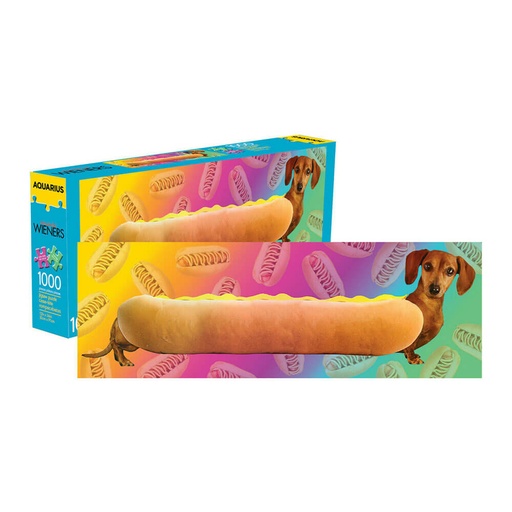 [WV4PLXL01] Aquarius Wiener Dog Slim Puzzle (1000pcs)