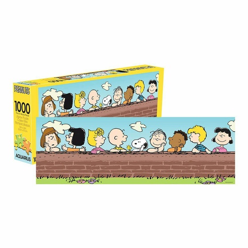 [WV4DQEQ01] Aquarius Peanuts Cast Slim Puzzle (1000pcs)