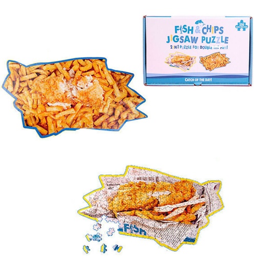 [WV4MWJP01] FizzCreations Fish And Chips Puzzle (250 pcs)
