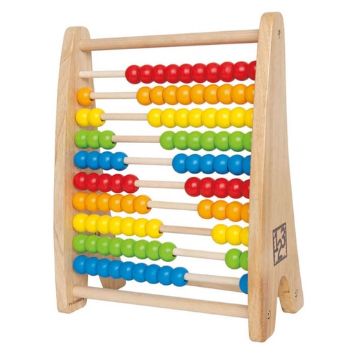 [UG1ZCRL01] Hape Rainbow Bead Abacus Wooden Puzzle