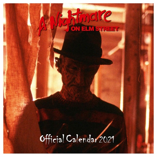 [IM1BWNP01] Nightmare on Elm Street 2021 Square Wall Calendar
