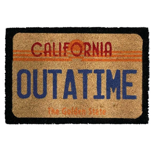 [IM1OLSL01] Back To The Future Outatime Door Mat