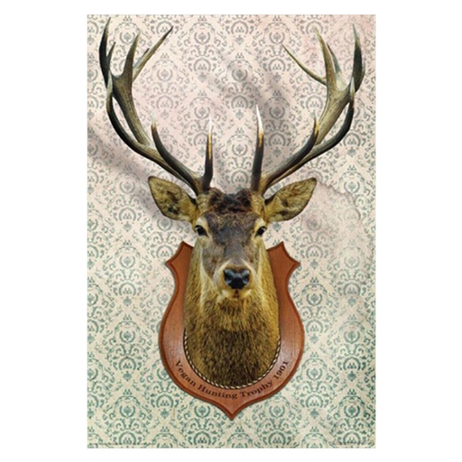 [IM1XKOD01] Vegan Hunting Trophy Moose Head Poster