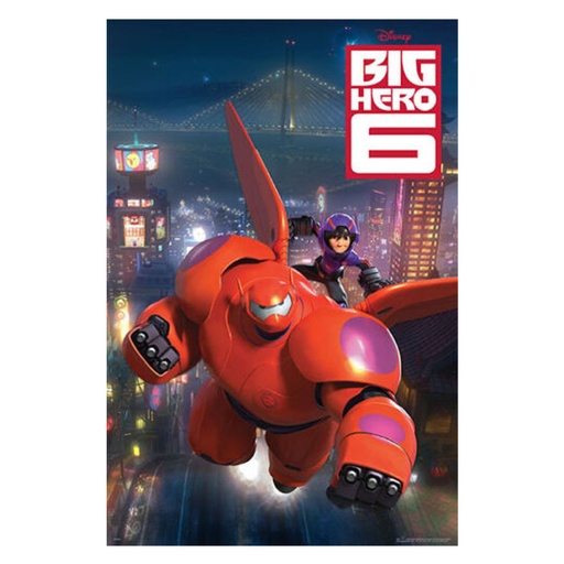 [IM1IDVY01] Dinney Big Hero 6 Flying Poster (61x91cm)