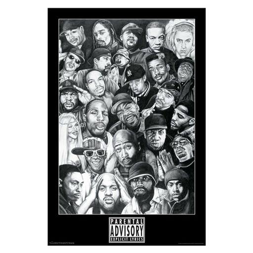 [IM1KXSC01] Rap Gods 2015 Poster (61x91cm)