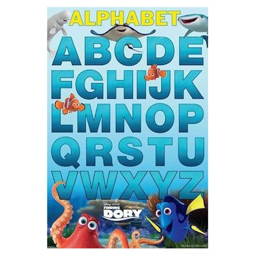 [IM1HJHU01] Finding Dory ABC Poster