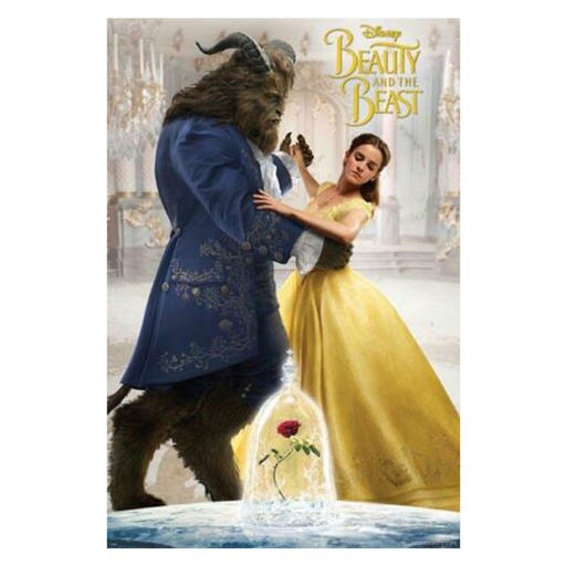 [IM1TFHI01] Beauty and The Beast Live Action Dancing Poster (61x91cm)