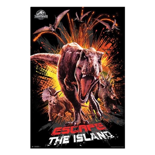 [IM1PMJI01] Jurassic World Fallen Kingdom Escape The Island Poster