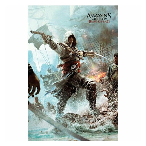 [IM1ZJRD01] Assassins Creed 4 Edward Black Flag Poster