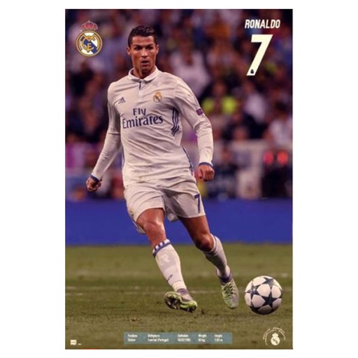 [IM1ZTLX01] Real Madrid Ronaldo 2017 Poster