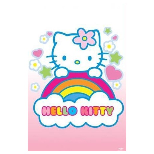 [IM1FVUJ01] Hello Kitty Rainbow Poster